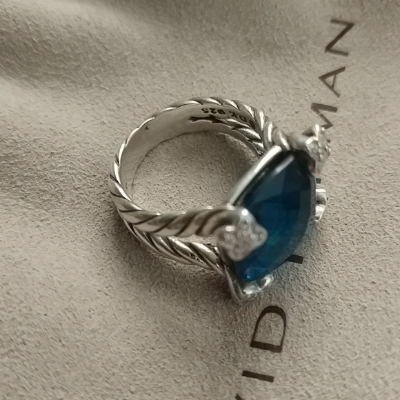 David Yurman 5.5 blue Topaz..SOLD - Picture 8 of 11